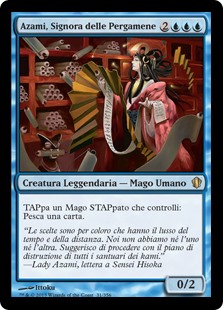 Azami, Signora delle Pergamene