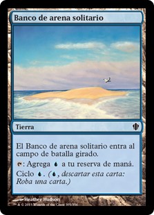 Banco de arena solitario