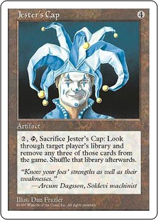 Jester's Sombrero Unglued PLD Artifact Rare MAGIC THE GATHERING CARD ABUGames 