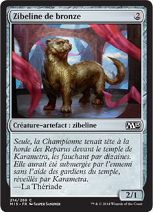 Zibeline de bronze