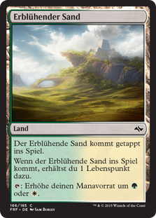 Erblühender Sand