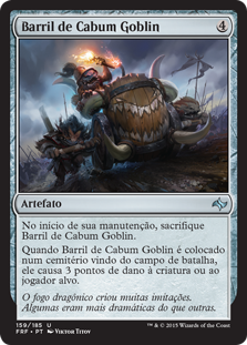 Barril de Cabum Goblin