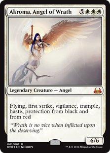 Angel of FuryNMCommander AnthologyMagic MTG Akroma 