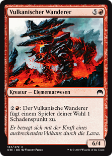 Vulkanischer Wanderer