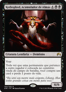 Kothophed, Acumulador de Almas