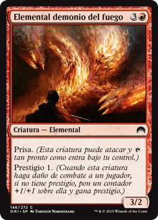 Elemental demonio del fuego