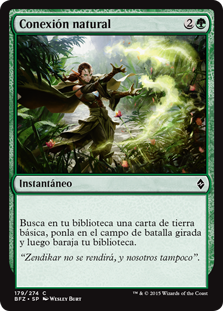 Conexión natural (Battle for Zendikar) - Gatherer - Magic: The Gathering