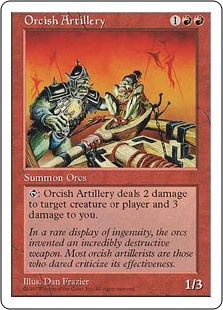 Orcish Artillery (Fifth Edition) - Gatherer - Magic: The Gathering