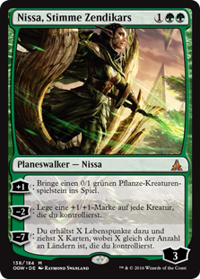 Nissa, Stimme Zendikars