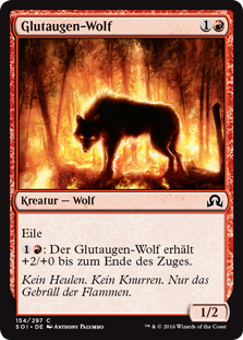 Glutaugen-Wolf