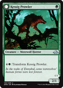 4x KESSIG PROWLER Eldritch Moon MTG Green Creature — Werewolf Horror Unc 