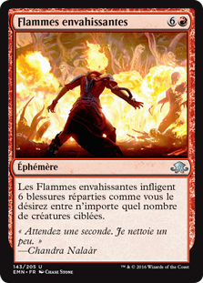 Flammes envahissantes