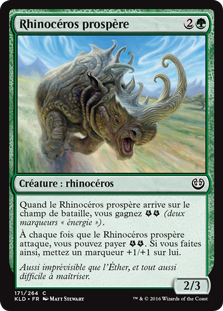 Rhinocéros prospère