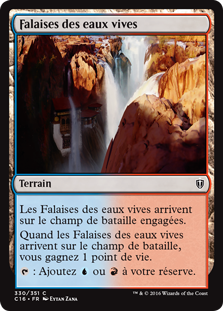 Falaises des eaux vives