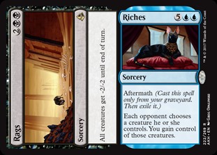 Rags // Riches · Amonkhet (AKH) #222 · Scryfall Magic The Gathering Search
