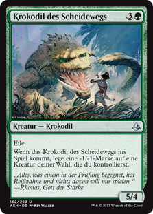 Krokodil des Scheidewegs