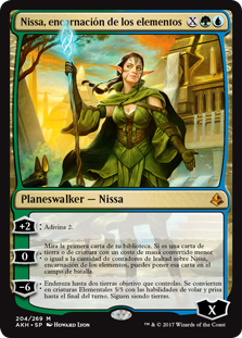 Nissa, encarnación de los elementos