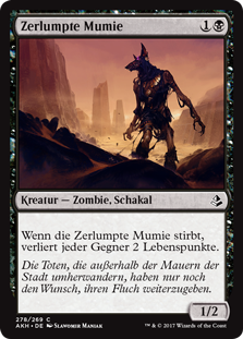 Zerlumpte Mumie