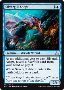 Details about   Silvergill Adept *Uncommon* Magic MtG x1 Lorwyn SP 