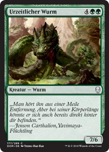 Urzeitlicher Wurm