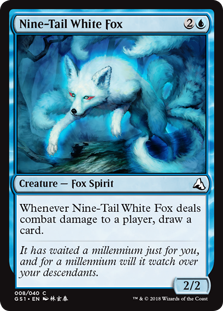 Nine-Tail White Fox
