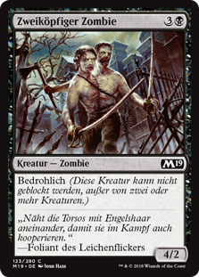 Zweiköpfiger Zombie