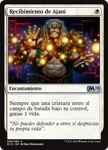 Recibimiento de Ajani