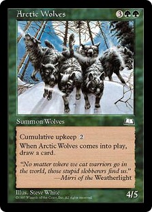 NM *CCGHouse* Magic MTG 8th Edition Foil X1 Tundra Wolves 