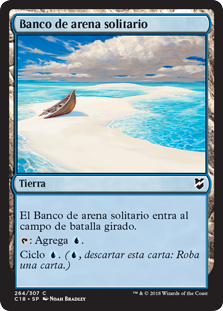 Banco de arena solitario