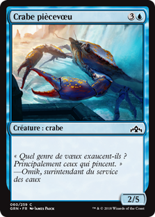 Crabe piècevœu