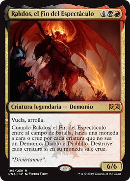 Rakdos, el Fin del Espectáculo