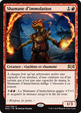Shamane d'immolation