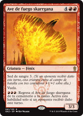 Ave de fuego skarrgana