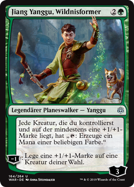 Jiang Yanggu, Wildnisformer