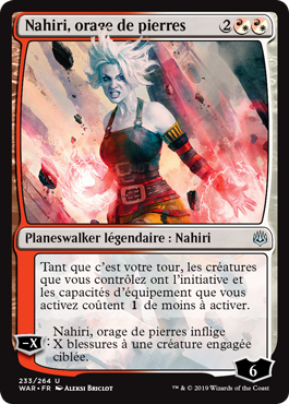 Nahiri, orage de pierres