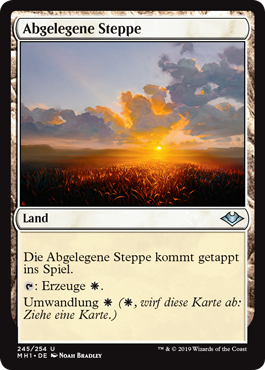 Abgelegene Steppe