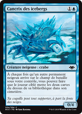 Cancrix des icebergs