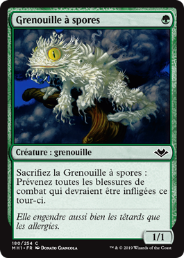 Grenouille à spores