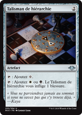 Talisman de hiérarchie