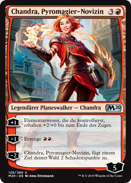 Chandra, Pyromagier-Novizin