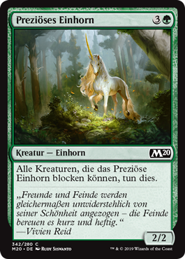 Preziöses Einhorn