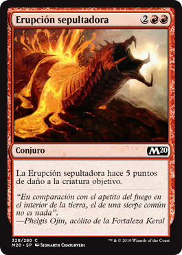 Erupción sepultadora