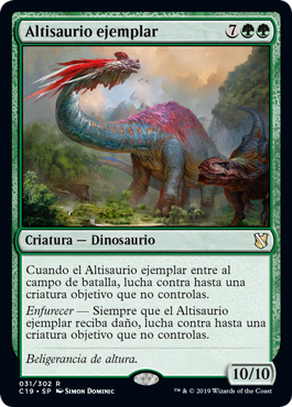 Altisaurio ejemplar