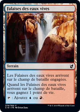 Falaises des eaux vives