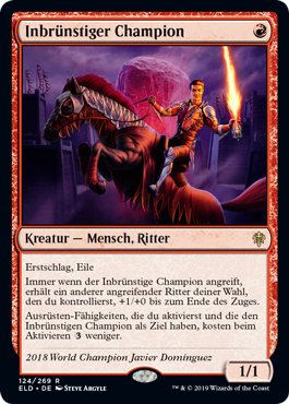 Inbrünstiger Champion