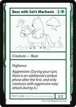 Bear with Set's Mechanic (playtest)