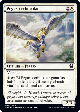 Pegaso crin solar