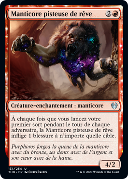 Manticore pisteuse de rêve