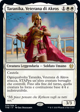 Taranika, Veterana di Akros