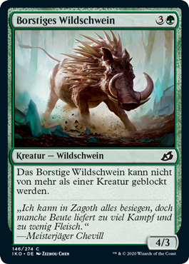 Borstiges Wildschwein (Ikoria: Lair of Behemoths) - Gatherer